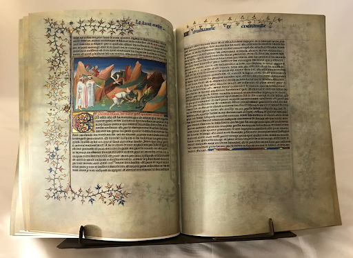 Book of Wonders, travelogue by Marco Polo. Photo via Apmanuscripts