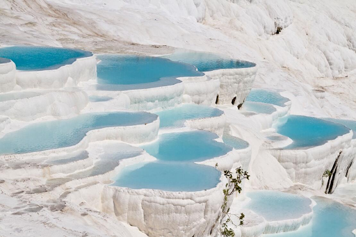 Pamukkale, Turkey. Photo via Shutterstock