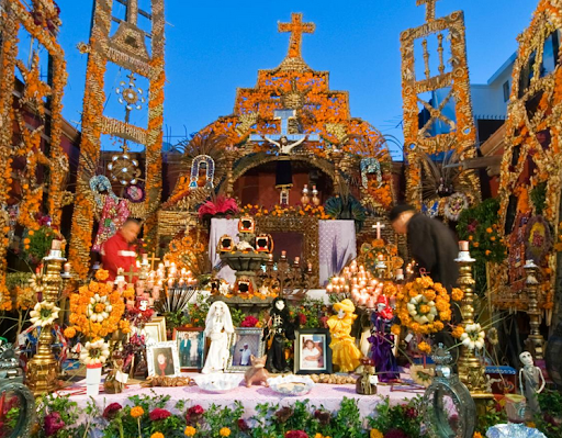 A family altar in San Miguel de Allende, Mexico.