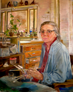 Self Portrait by Edith Kramer. Via Edithkramer.com.