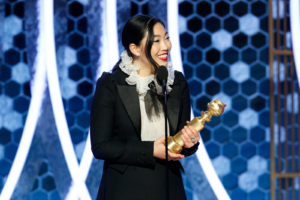 In 2020, Awkwafina became the first Asian American woman to win a Golden Globe Award for best actress in a film, winning in the musical or comedy category. Via the New York Times.