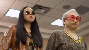 Awkwafina and her on-screen grandma, played by Lori Tan Chinn, in Awkwafina is Nora from Queens. Via Pinterest.